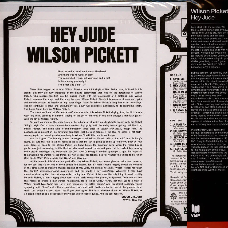 Wilson Pickett - Hey Jude - Vinyl Me Please LP