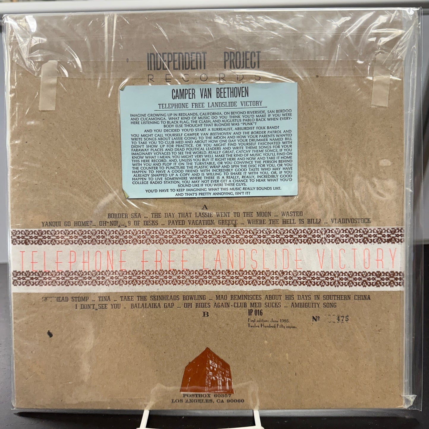 Camper Van Beethoven - Telephone Free Landslide Victory - LP