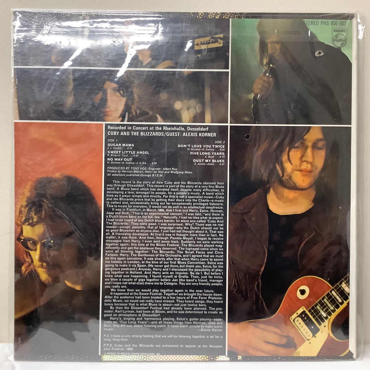 Cuby and The Blizzards - Live - Philips LP