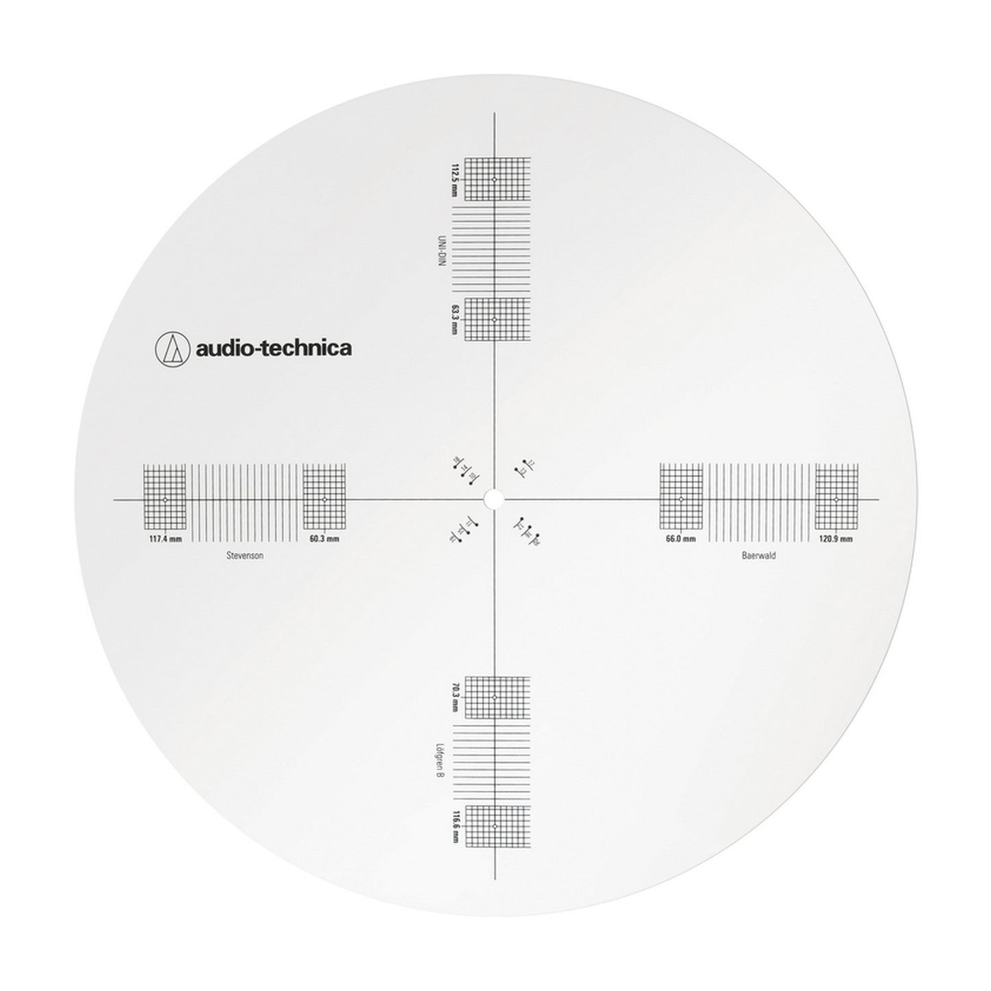 Audio Technica - AT-CAP4 Multi-Function Cartridge Alignment Protractor + Stroboscope Disc
