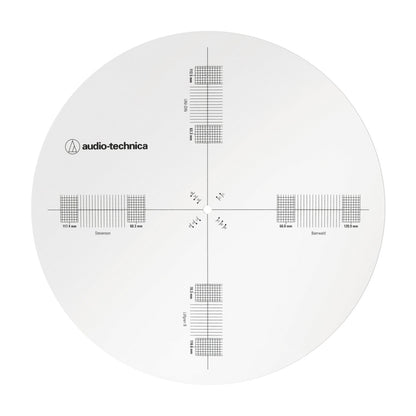 Audio Technica - AT-CAP4 Multi-Function Cartridge Alignment Protractor + Stroboscope Disc