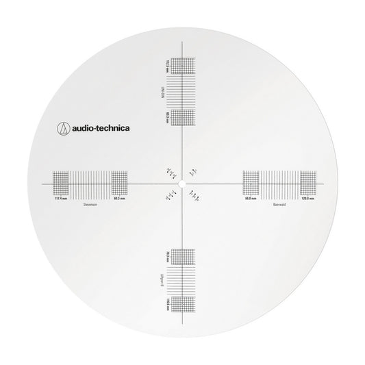 Audio Technica - AT-CAP4 Multi-Function Cartridge Alignment Protractor + Stroboscope Disc