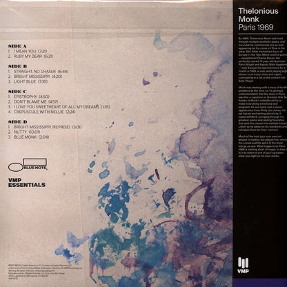 Thelonious Monk - Paris 1969 - Vinyl Me Please LP