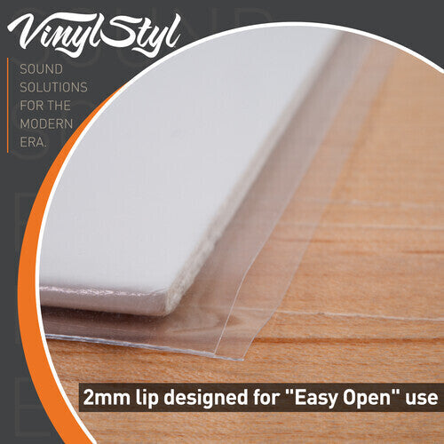 Vinyl Styl - 12 Inch Vinyl Record Outer Sleeve Polyethylene - 50 Count