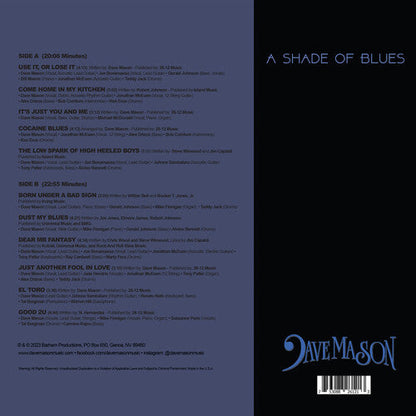 Dave Mason - A Shade of Blues - LP