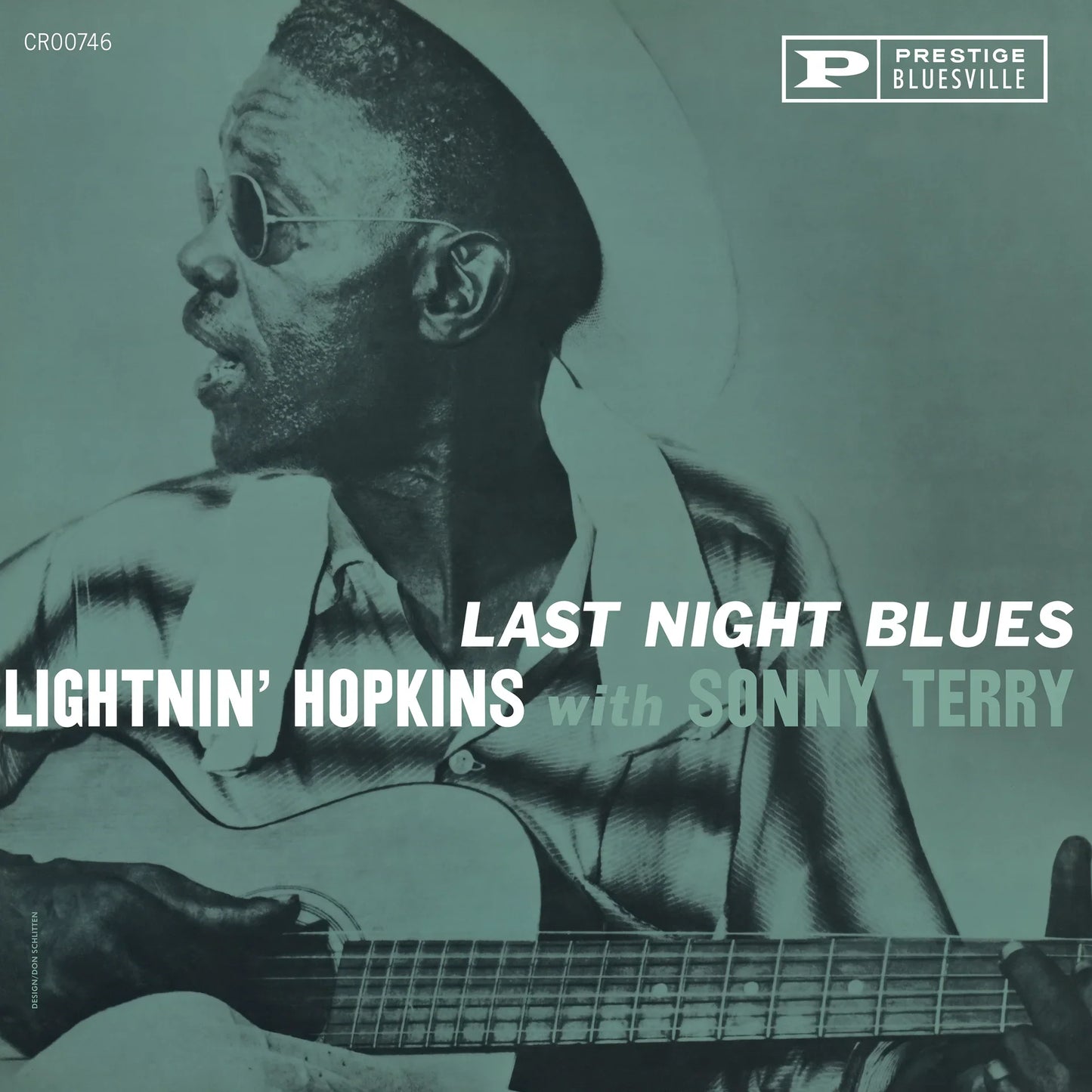 Lightin' Hopkins - Last Night Blues - Bluesville Acoustic Sound Series LP