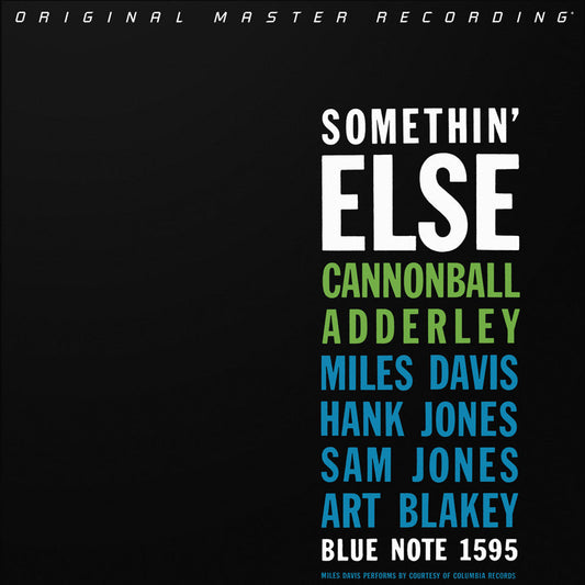 Cannonball Adderley - Somethin' Else - MFSL SACD