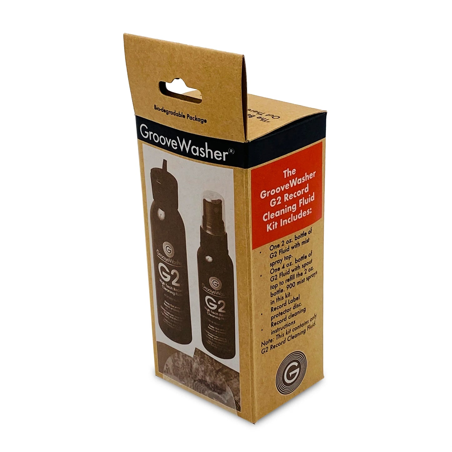 GrooveWasher - G2 Record Cleaning Fluid Kit (2oz. Mist Spray & 4oz. Refill)
