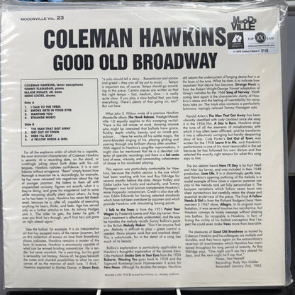 Coleman Hawkins - Good Old Broadway - Analogue Productions LP