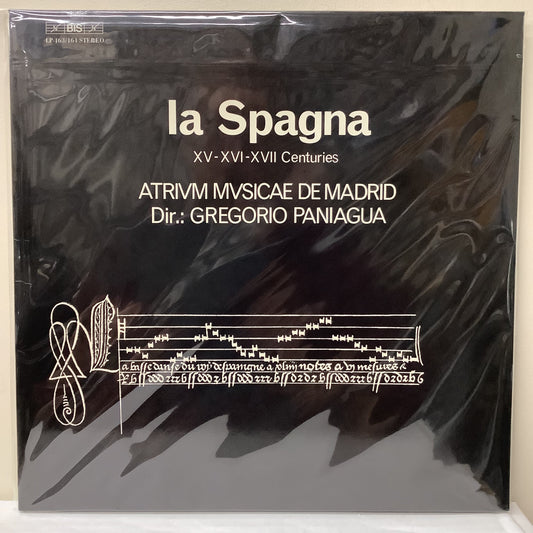 Atrium Musicae De Madrid, Gregorio Paniagua - La Spagna XV, XVI, And XVII Centuries - BIS LP