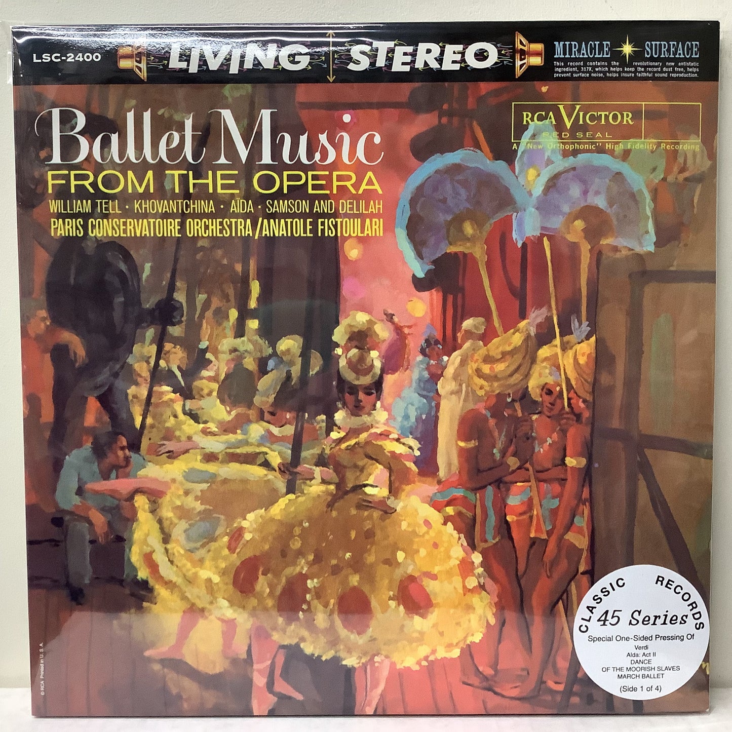Anatole Fistoulari/Various Composers - Ballet Music from the Opera - Classic Records 45RPM 1-Sided 4x LP