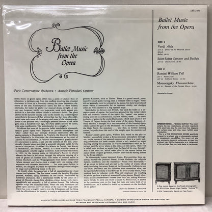 Anatole Fistoulari/Various Composers - Ballet Music from the Opera - Classic Records 45RPM 1-Sided 4x LP