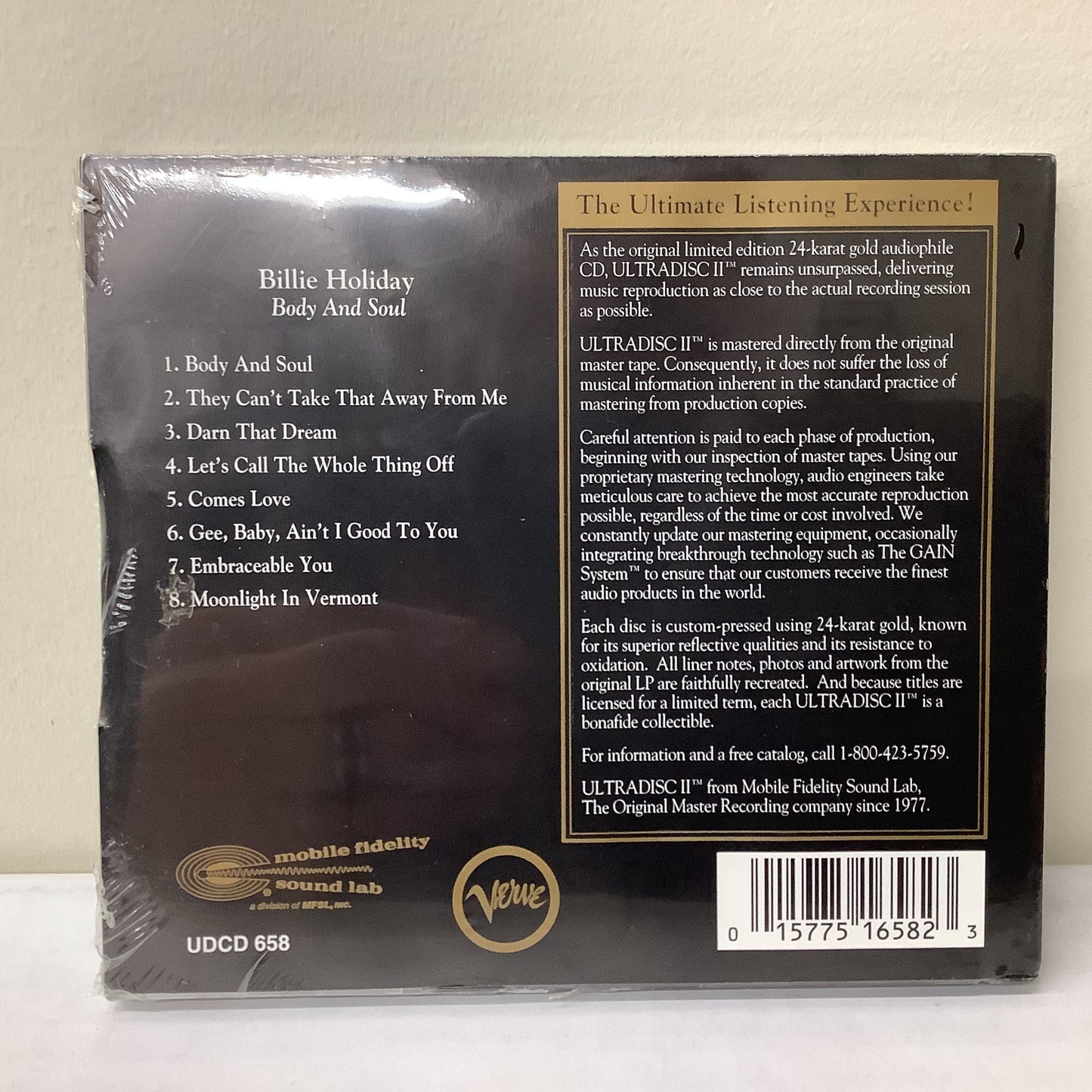 Billie Holiday - Body and Soul - MFSL UDCD