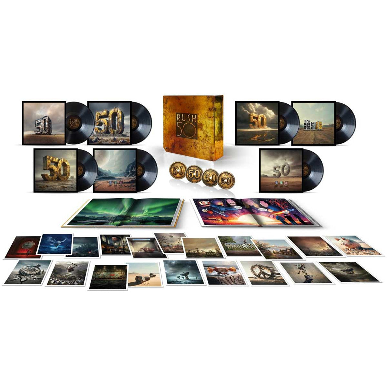 Rush - Rush 50 (Super Deluxe) - 7x LP, 4x CD & 2 Book Box Set