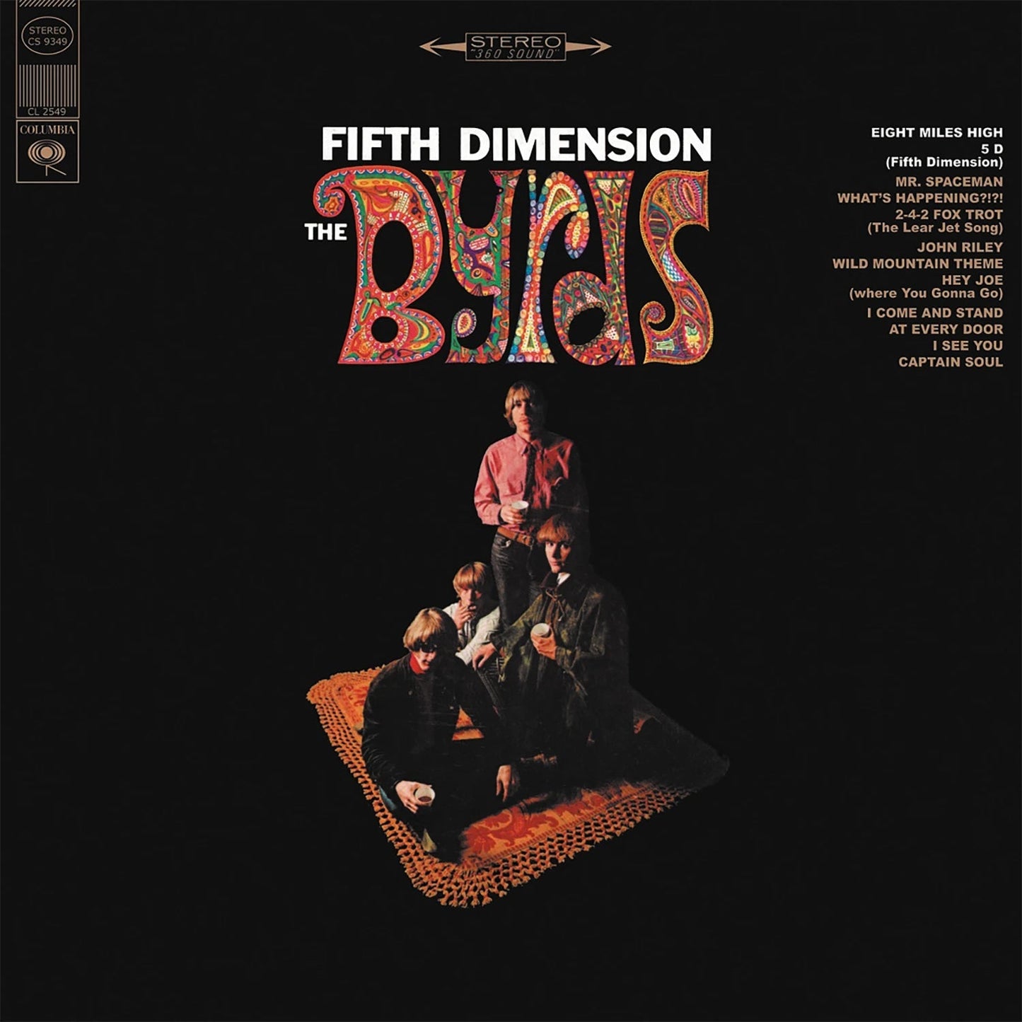 The Byrds - Fifth Dimension - 60th Anniversary Orange LP