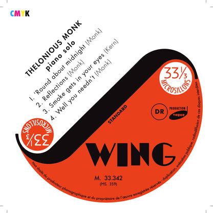 Thelonious Monk - Piano Solo - Sam 10" (With Cosmetic Damage)