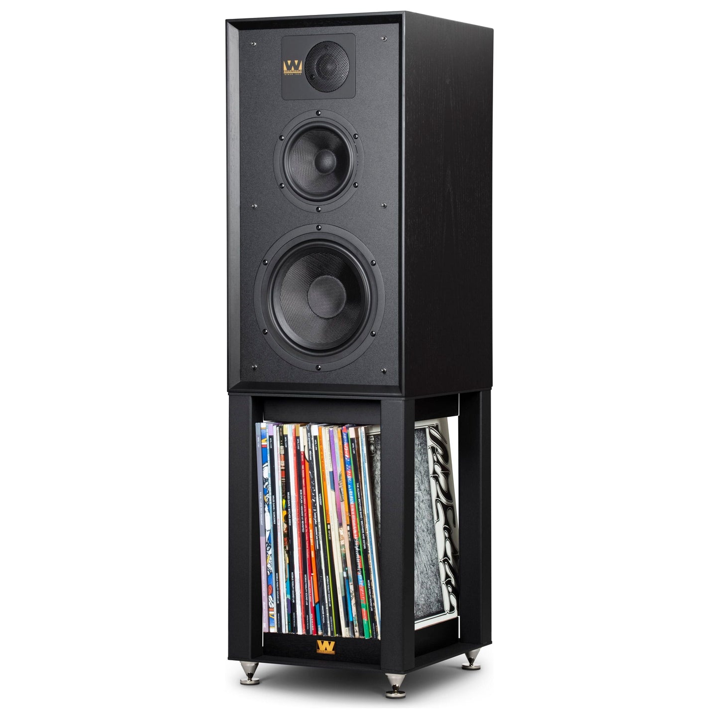 Wharfedale - Linton 85th Anniversary Walnut Bookshelf Speakers With Stands