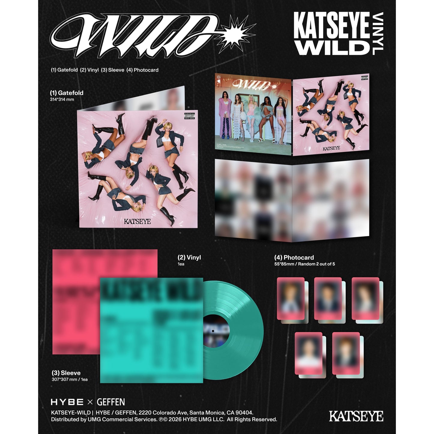 [Pre Order] KATSEYE - WILD - Indie 12" EP *