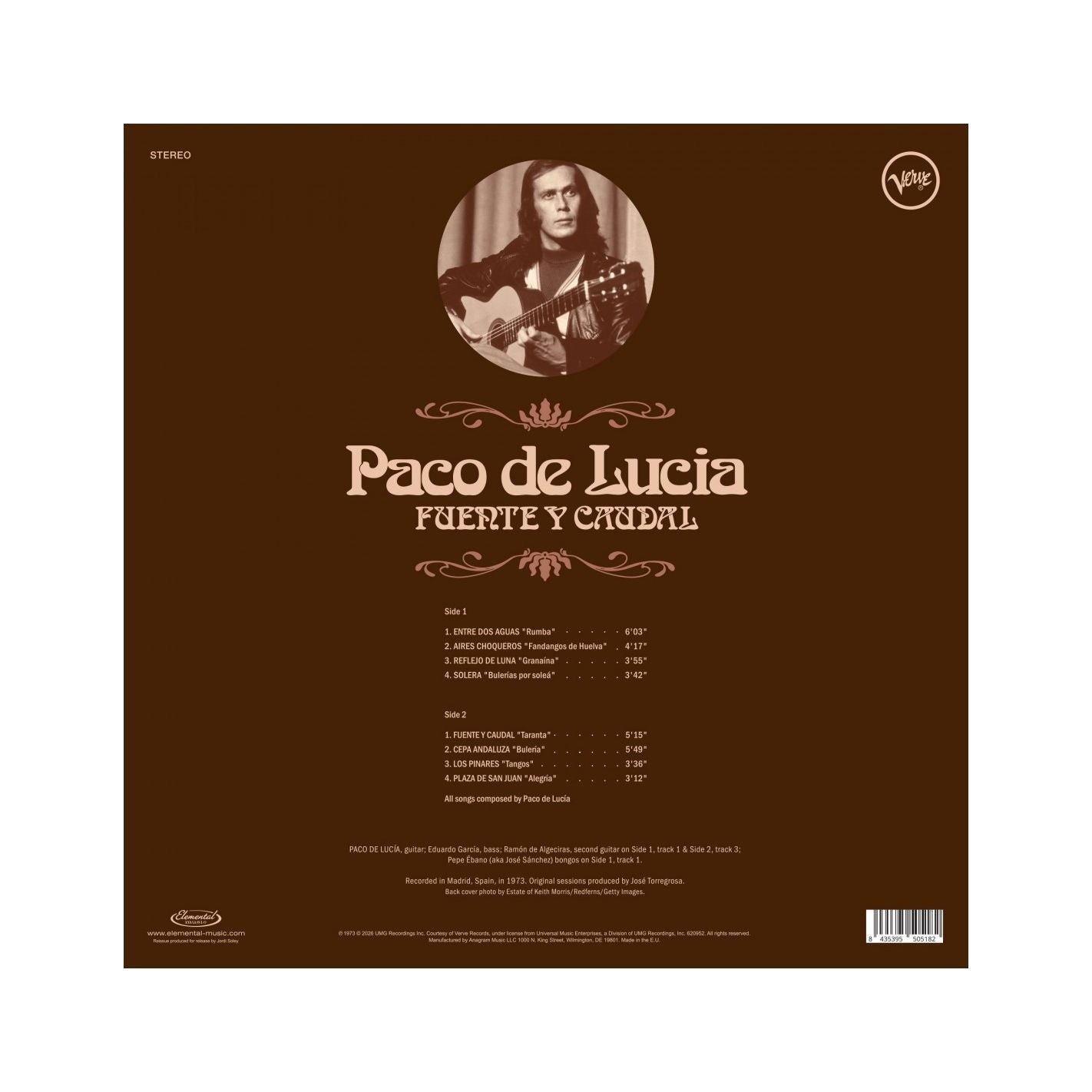 Paco De Lucía - Fuente Y Caudal - LP